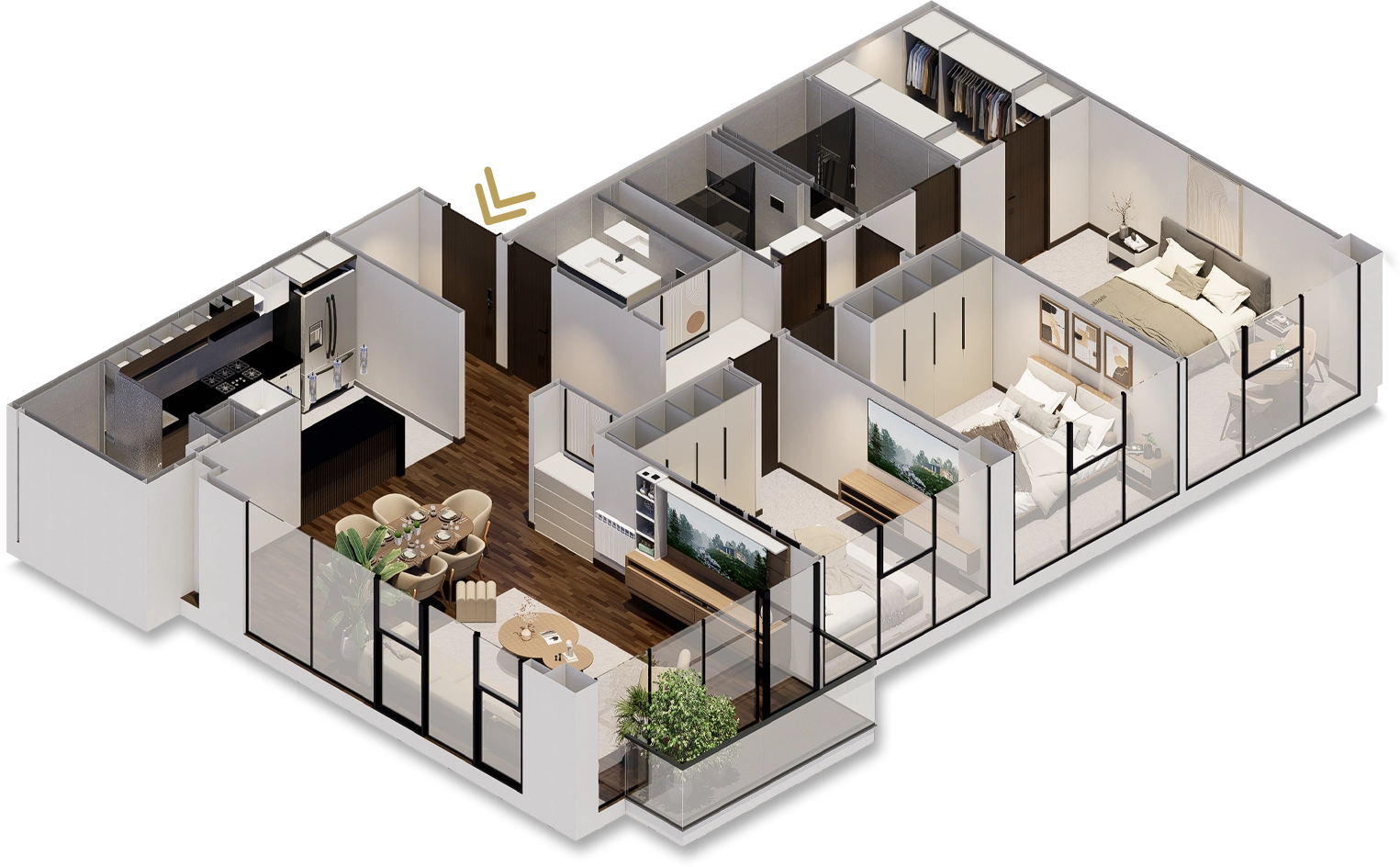 Render Crystal Tower Tipo C 07
