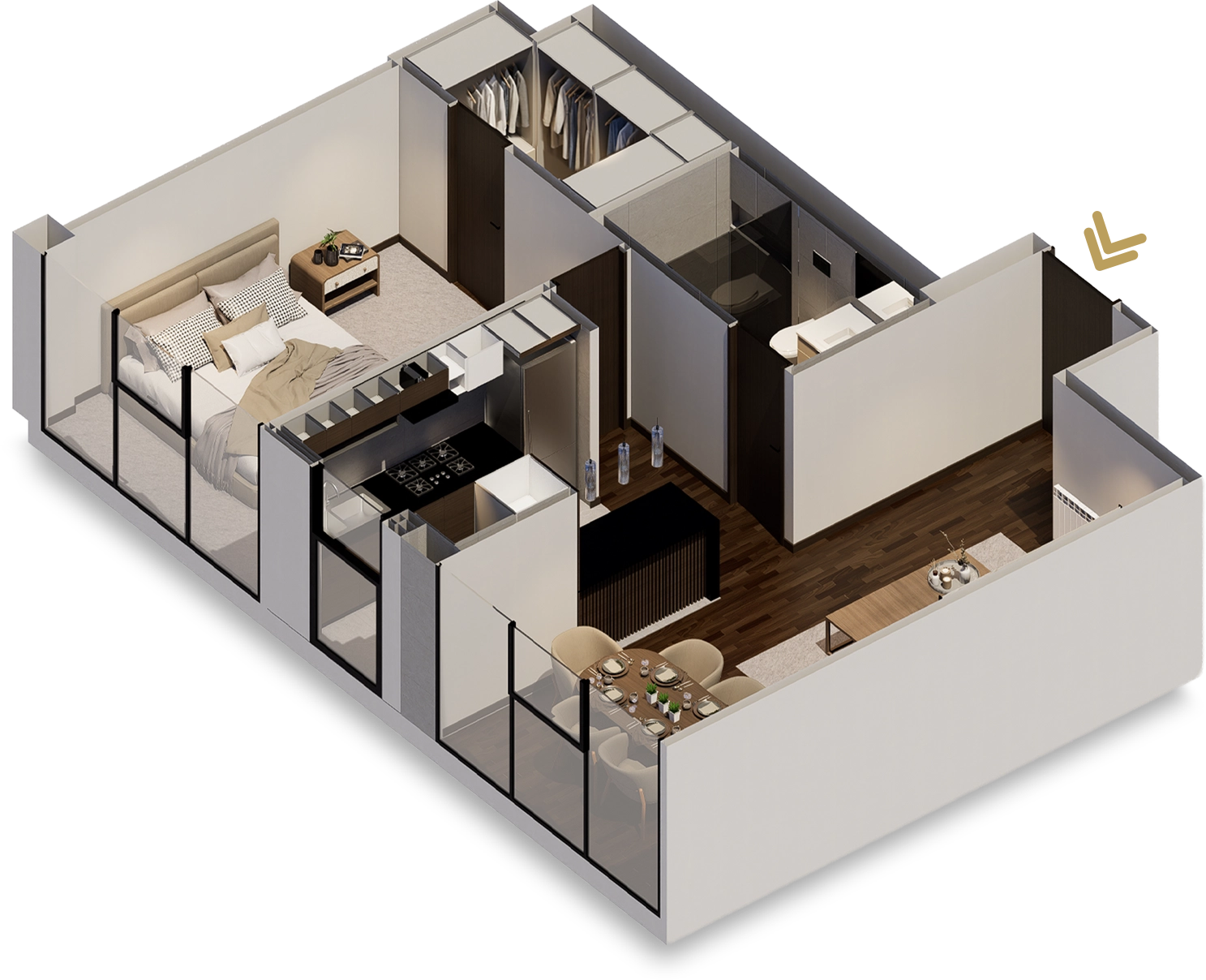 Render Crystal Tower Tipo E 02